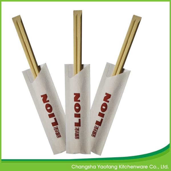 Custom Bamboo Chinese Takeaway Chopsticks Tensoge 20cm Natural Color