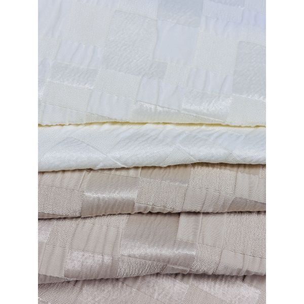 140cm 235g/m ² Spring/Summer New Style 69% Polyester 31% Cotton Grid Artistic Jacquard Fabric