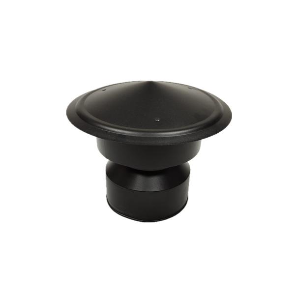 5 Spigot  Lock Wood Stove Pipe Rain Cap 5mm Oversized Prevents Downdraught