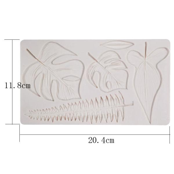 Silicone Baking Utensils Cake Decoration Tool Leaf Shape Silicon Molds Fondant Cake Decoration