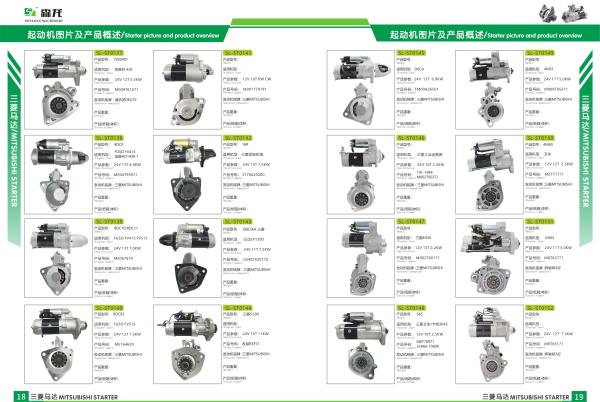 Motor de acionador de partida Leicester 32530 M002T63271 ME200206 0986020421 M2T63271 apropriados para o Canter Pajero 4M40 4M41 de Mitsubishi