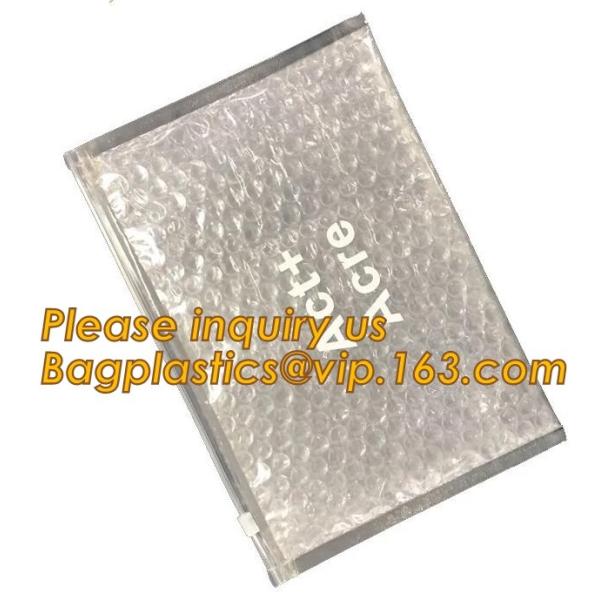 k Bubble Bag Zipper Padded Bag with LOGO for Cosmetic,custom colorful metallic bubble zipper bag Packaging Cosmeti