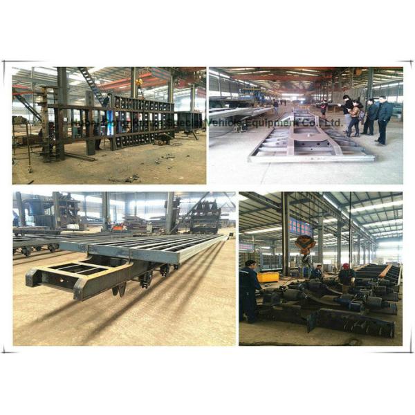 4 Tri Axle Container Chassis Semi Trailer for Container 60 Ton