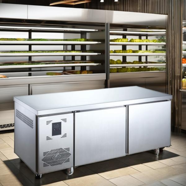 Platform Refrigerator  Commercial Kitchen Worktable Freezer Commercial Stainless Steel Restaurant Fridge Kitchen Refrigerator