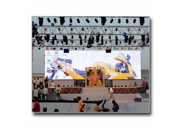 Synchronous 2R1G1B P 16mm Outdoor LED Screen Rental Advertising / LED Video Screen Rental