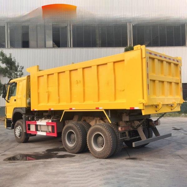 10 Wheels 371hp 6x4 Used 25 Ton Howo Dump Truck With Cargo Tank Length 5.3-6.2M