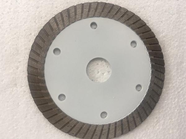 White Hot Pressed Mid Turbo Diamond Saw Blade Granite Cutting Marble 4 5 Inches Size