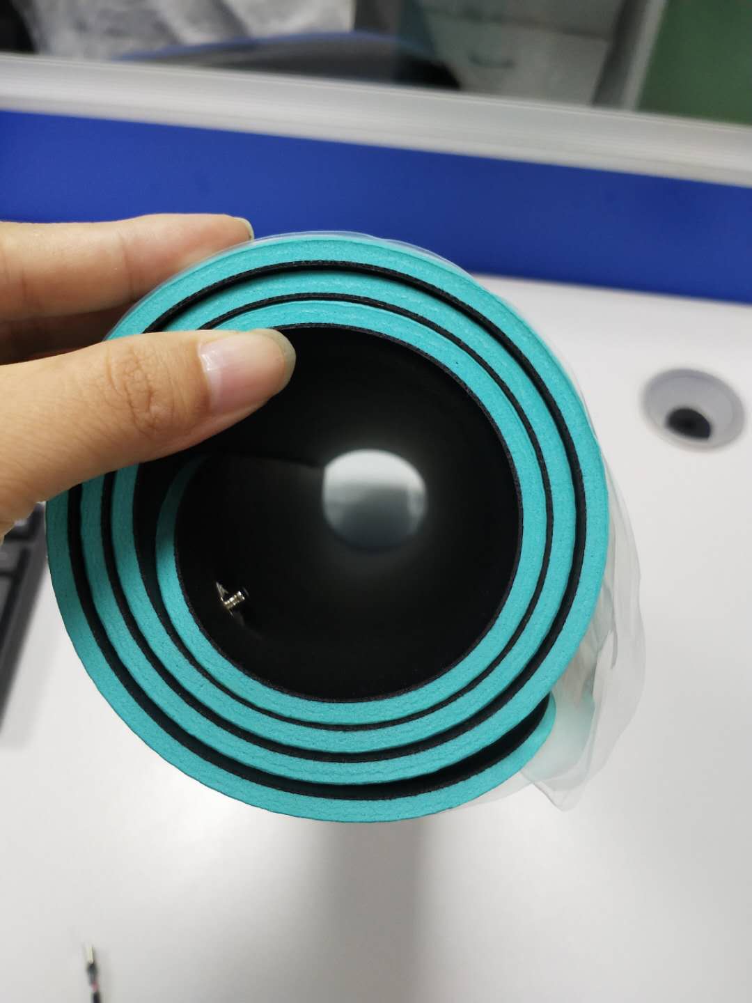 New Arrival New Color Blue Green Color Conductive Healthy Earth Yoga Mat 5MM