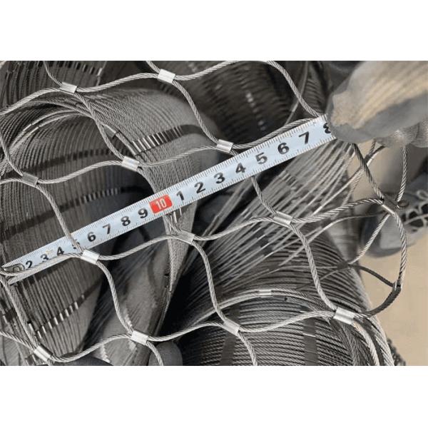 AISI 7x7 Stainless Steel Cable Mesh Green Wall 1.2mm Diameter 304 316