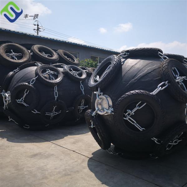 ISO 17357 Mooring Berthing Marine Fender Anti Collision Pneumatic Rubber Fender
