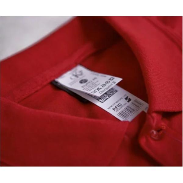 Management Printing RFID Wash Care Labels For Garments Care Tags 80*30mm