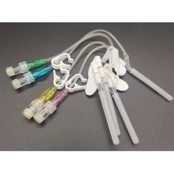 22G Disposable Butterfly Positive Pressure Type Iv Cannula Routine Infusion For Adults Blue