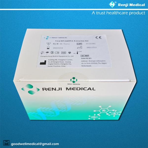 Certificação do GV MSDS do CE do jogo da extração de Renji Medical Viral Rna Dna