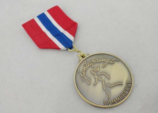 Hammerfest Custom Awards Medals / 2.0mm Laser Engraved Raised Metal