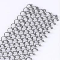 Fil d'aluminium Rideaux métalliques architecturaux Draperies en bobine métallique pour séparateur de pièce