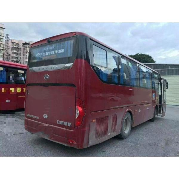 Autobús usado kilómetro bajo usado marca del pasajero del motor de Yuchai del chasis del saco hinchable de los asientos del bus turístico HFF6909 38 de Ankai para África