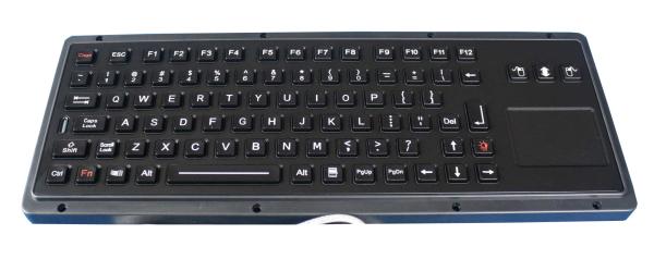 IP65 protegem contra intempéries o teclado industrial com touchpad, teclado backlit desktop