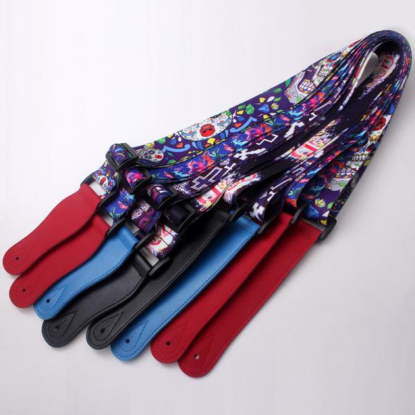Acoustic Electric Guitar Strap , Hand Woven Guitar Straps For Gift