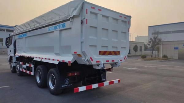 SHACMAN X3000 camião de descarga 8x4 380hp EuroII branco