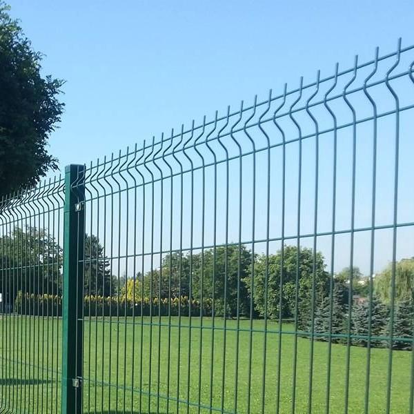 Anping TLWY High Quality Chinese Factory 3D Garden Fence Panel Curvy Welded Wire Mesh Fence with peach posts