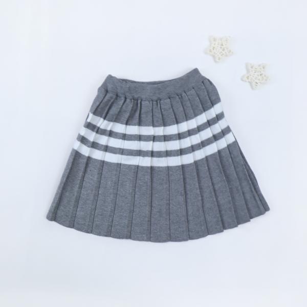knitted children clothing sets two-piece suit baby school clothing set pullover sweater skirt outfit sets