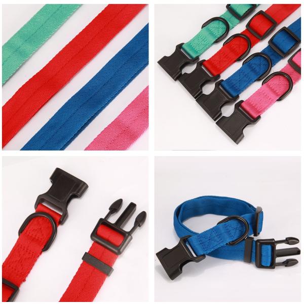 Heat Transfer Pet Training Collars Logo Printed Leather Dog Collars