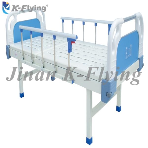 Portable ABS Steel Flat Patient Hospital Nursing Bed 250kg Loading
