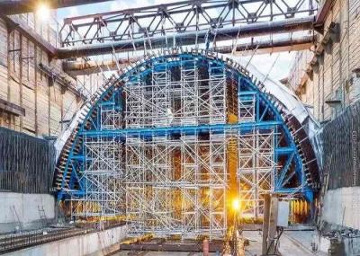 Estrutura estável do sistema de aço do molde do túnel para o forro de mineração do túnel do método