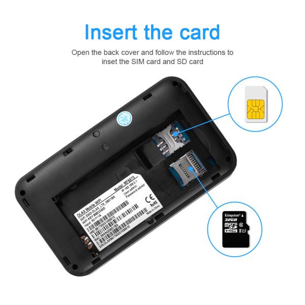 OLAX MF6875 открыло портативный маршрутизатор Wifi с Multi слотом SIM-карты операторов