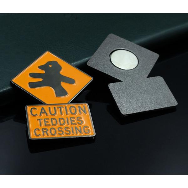 Custom plating paint metal logo words refrigerator stickers cartoon soft magnetic refrigerator stickers advertising