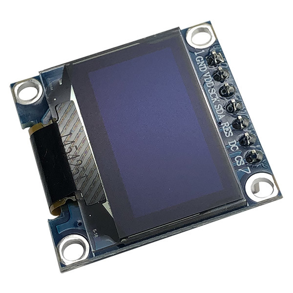 7 штифтов 0,96 дюймовый OLED дисплейный модуль SPI I2C 3V Белый PMOLED с SSD1306 Driver IC