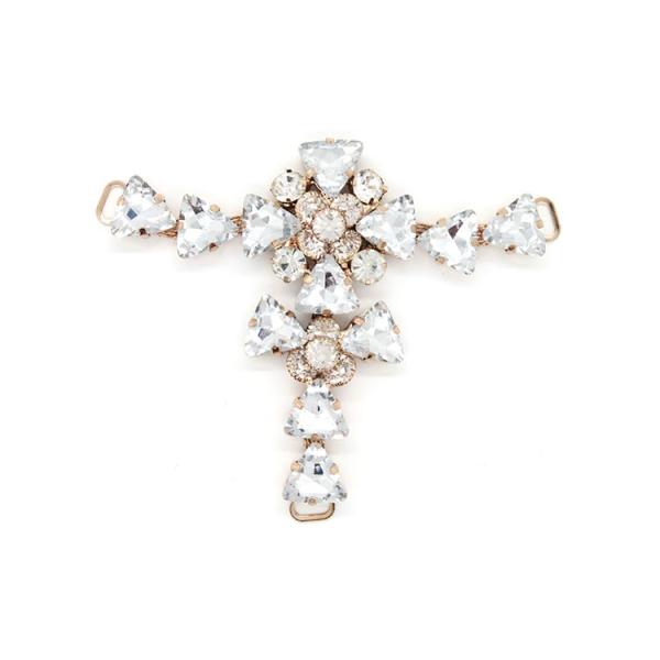 T Style Buckle Women'S Shoe Accessories Beautiful Design 110mm*90mm Size