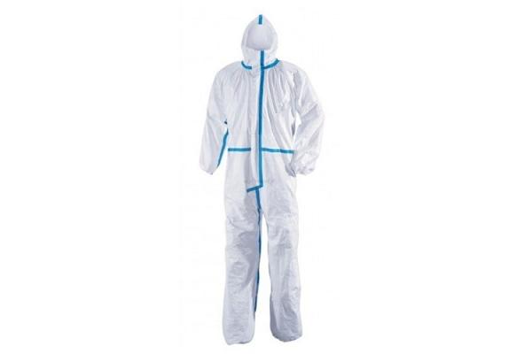 Anti Splash Safety Disposable Coverall Suit Pp Pe Material No Stimulation