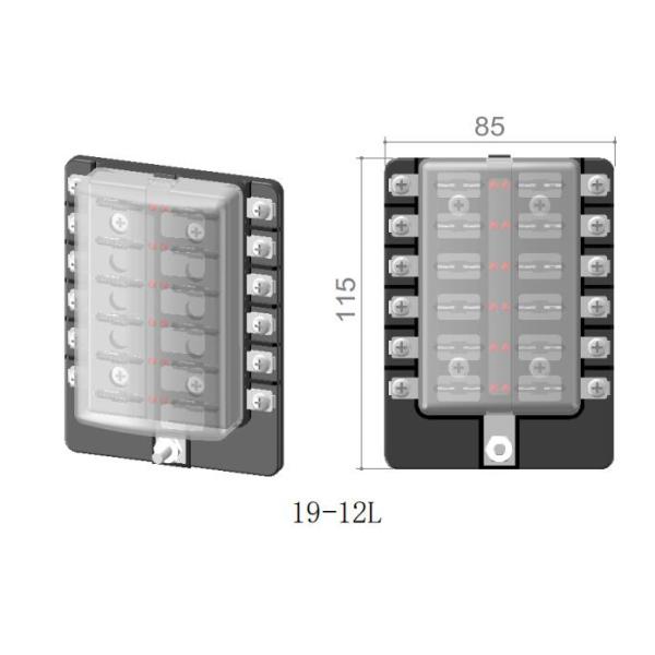 Плавкая часть предохранителя пути основания 12 PBT