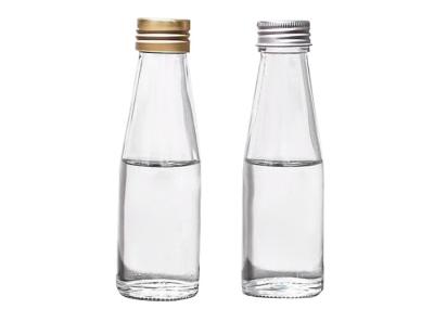 O vidro pequeno feito sob encomenda de Juice Bottles do vidro 4 onças/engarrafa o vidro branco alto