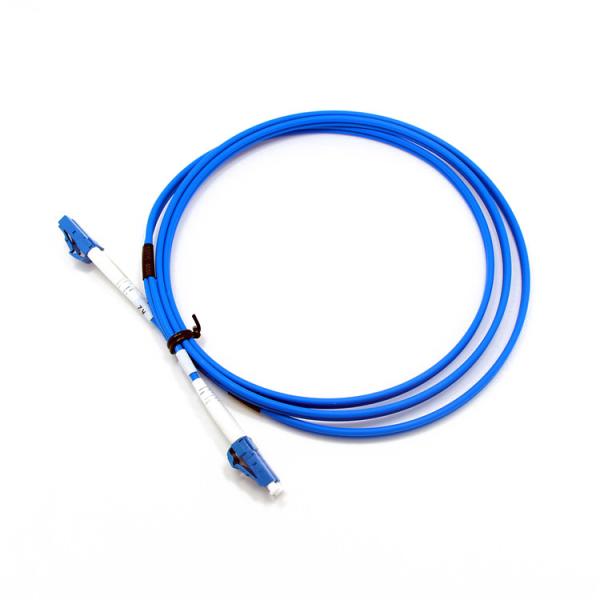 LC UPC-LC UPC Zipcord Jumper Optical Fiber Cable Armored Duplex