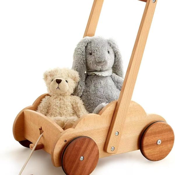 Children'S Anti Rollover Push Walker Stroller Early Education Shopping Cart Play Aged 0-3