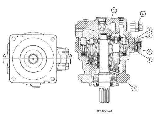 706-86-01571 R7068601571 Transmission de conduite finale (voyage) pour Komatsu D39EX-21 D39PX Voyage de conduite pièces de bulldozer pièces détachées