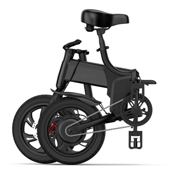 C12 12''*2.125 450W Foldable Electric Bike with Rear Hub Motor 36v  Foldable Bike Power Supply Lithium Battery