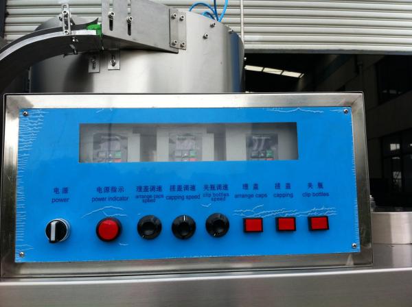 Flat Inline Capping Machine SUS304 Electric Bottle Capping Machine