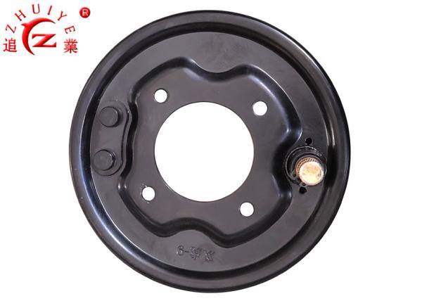 160mm Manual Brake Rear Axle Brake Shoe Assembly Black Color For Trike