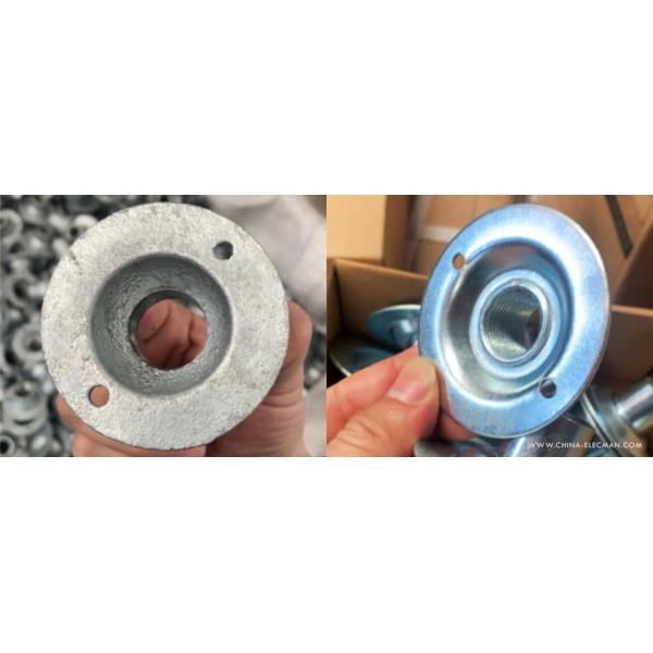 Крышка 20mm-25mm купола кругового проводника BS4568 женская гальванизировала стальное