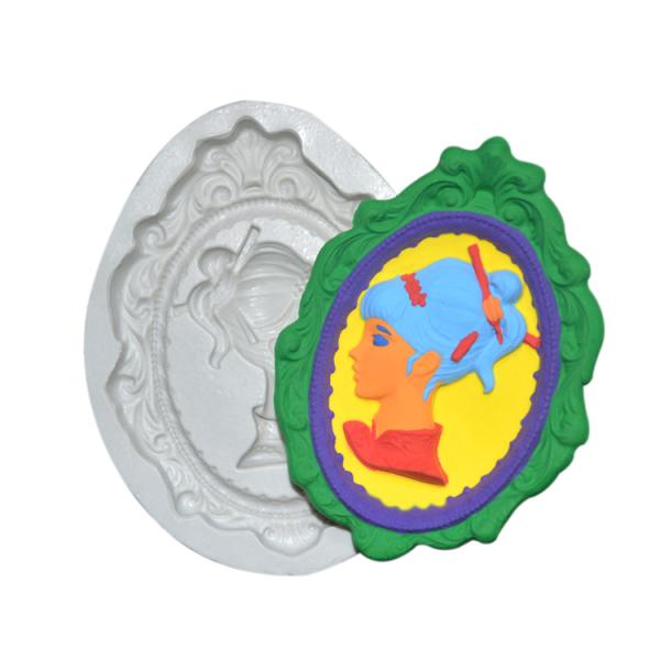 OEM Professional Silicone Baking Molds Para Fondant Woman Shaped