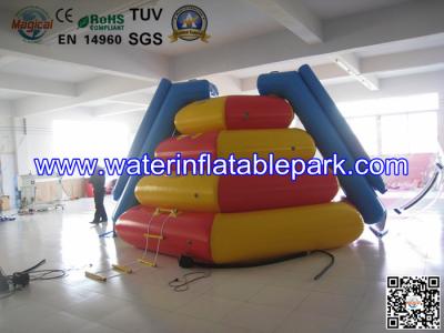 Large Inflatable Climbing Water Slide , Durable Water Park Games For Adults