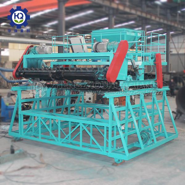 Fully Automatic Chain Plate Type Sludge Organic Waste Fertilizer Compost Turning Machine