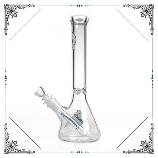 Hitman Glass Smoking Water Pipes Mix Color With Ice Catcher Bongs