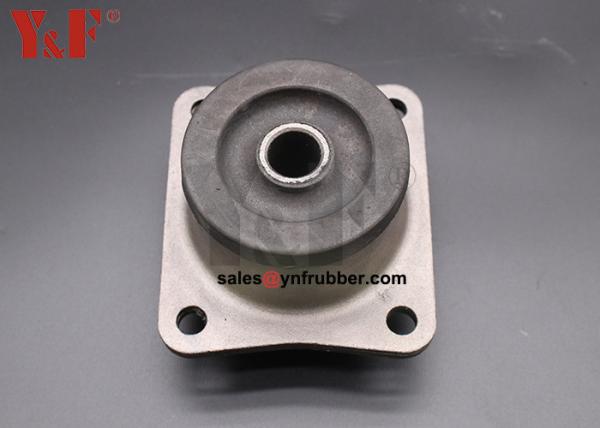Black Rubber Vibration Isolator Mount Resistance To Ozone CE