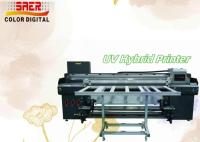 Impresora UV híbrida de gran formato de rollo a rollo y de piso plano Impresora multifuncional de inyección de tinta