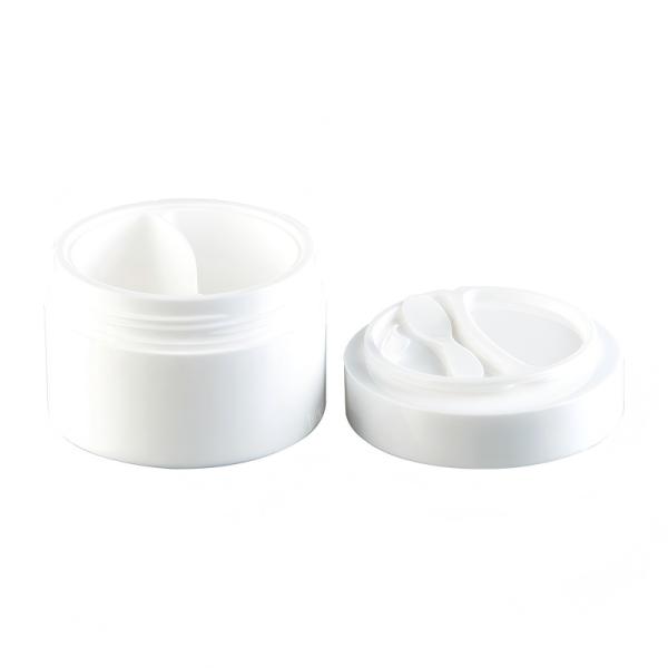 15g 30g 50g Luxury White Plastic Cream Jar High Quality Polypropylene Lid Packaging Cosmetic 