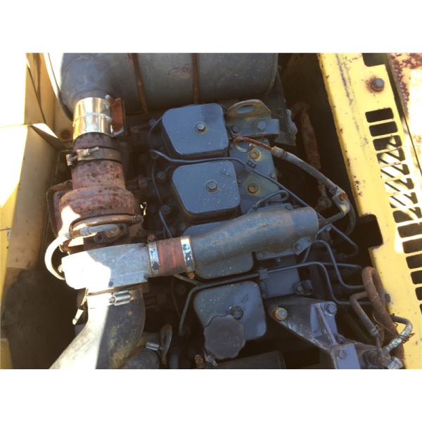 Used Komatsu PC120 Crawler Excavator S4D102E engine 12T weight with Original Paint